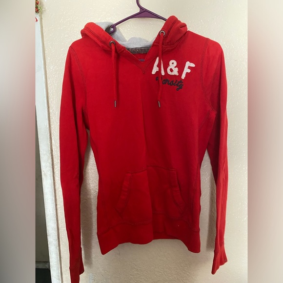 Abercrombie & Fitch Tops - Abercrombie and fitch Size L Red Sweater